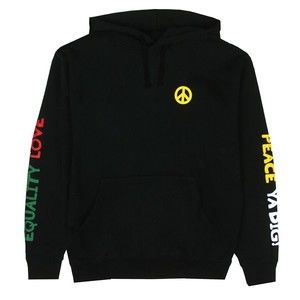 Cross Colors Hooded Sweatshirt Size M Black NWT